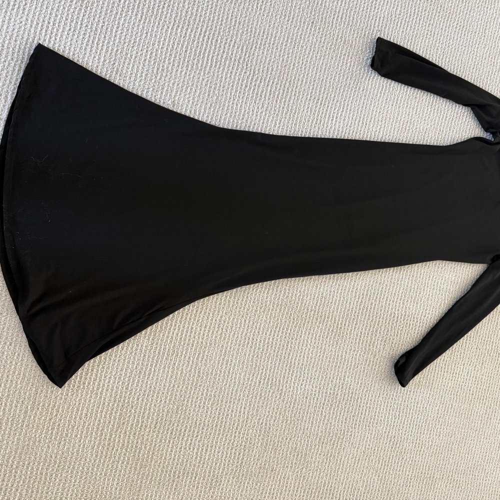 Black Maxi Bodycon Dress NWOT